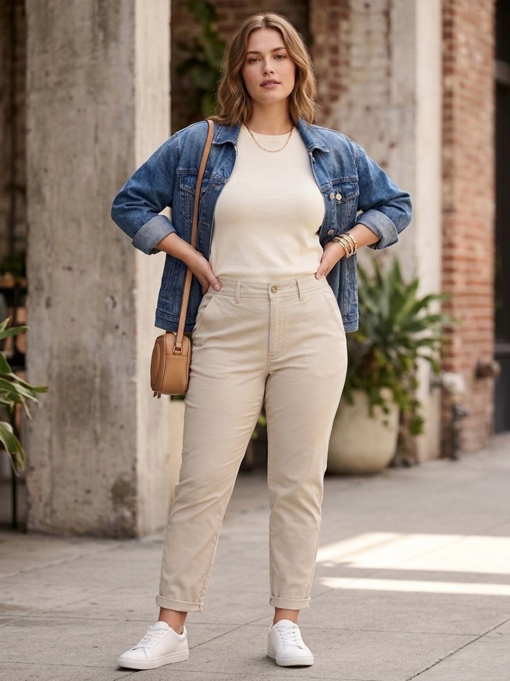 Curve Appeal Canvas Utility Pants - Size 14
